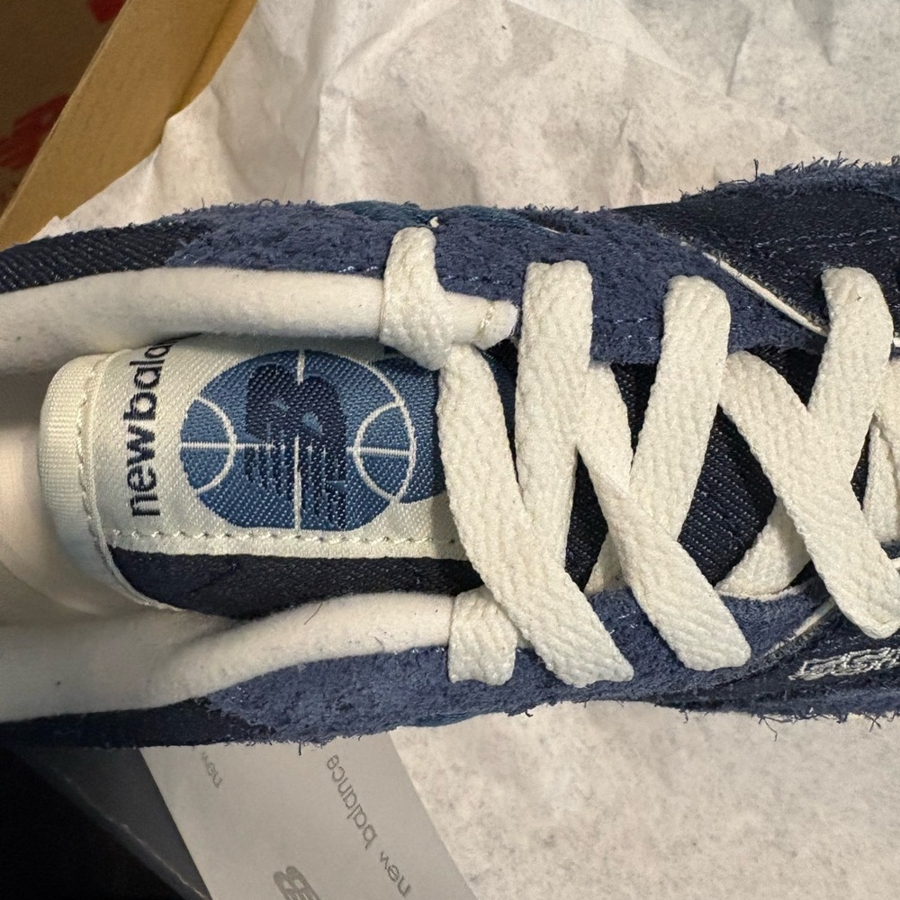 New Balance Women's 550 Denim Blue Casual Sneakers - Picture 8 of 10